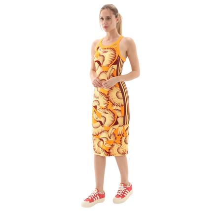 adidas Farm Dress Kadın Elbise - Etek Sarı