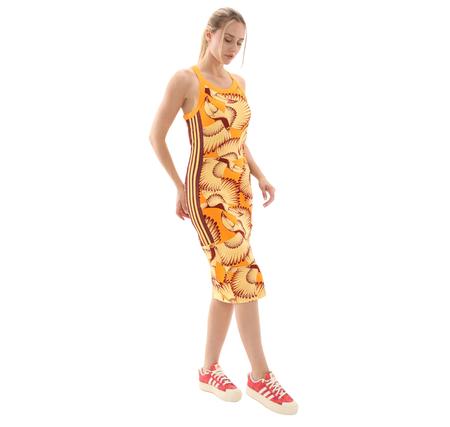adidas Farm Dress Kadın Elbise - Etek Sarı