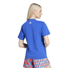 adidas Farm Gfx Tee Kadın T-Shirt Mavi