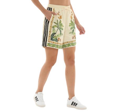 adidas Farm Prm Short Kadın Şort Ve Kapri Krem adidas Farm Prm Short Kadın Şort Ve Kapri Krem