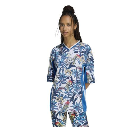 adidas Farm Prm Tee Kadın T-Shirt Mavi adidas Farm Prm Tee Kadın T-Shirt Mavi