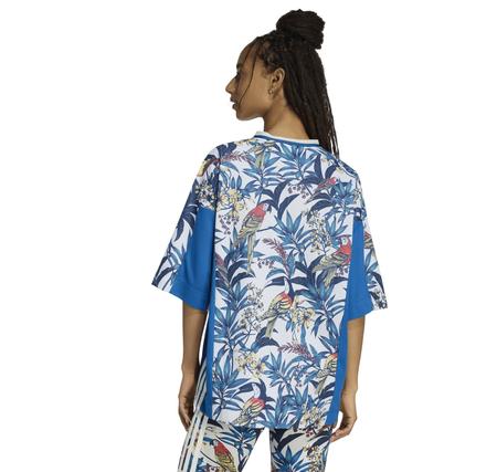 adidas Farm Prm Tee Kadın T-Shirt Mavi adidas Farm Prm Tee Kadın T-Shirt Mavi