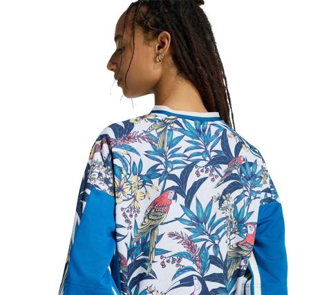 adidas Farm Prm Tee Kadın T-Shirt Mavi adidas Farm Prm Tee Kadın T-Shirt Mavi