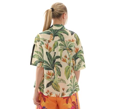 adidas Farm Prm Top Kadın Gömlek Krem