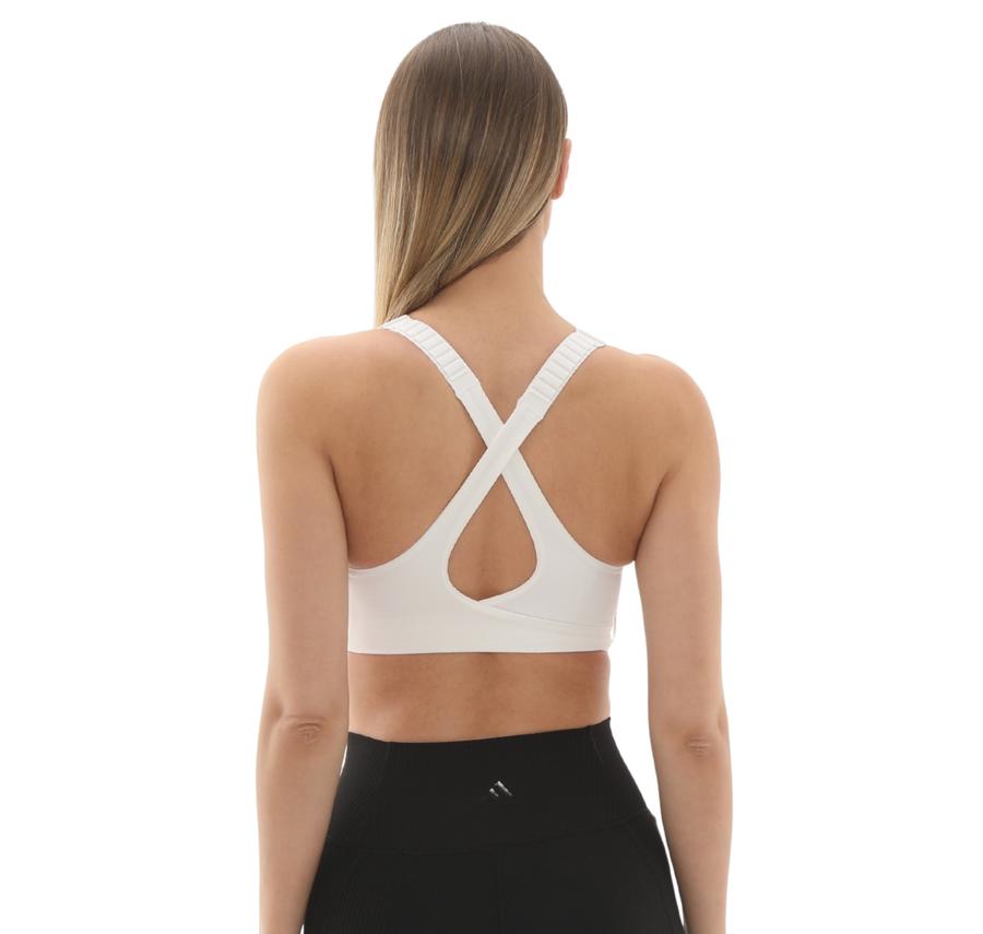 adidas Fastım L Hs Bra Kadın Büstiyer Beyaz adidas Fastım L Hs Bra Kadın Büstiyer Beyaz