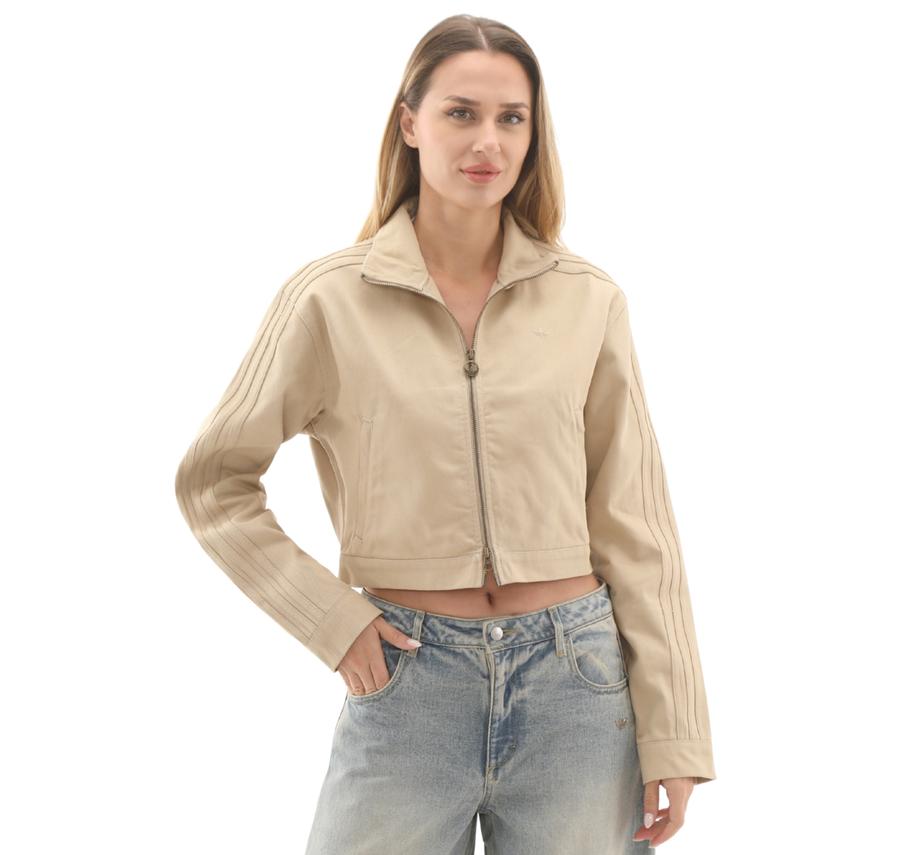 adidas Fb Crop Tt Kadın Ceket Krem adidas Fb Crop Tt Kadın Ceket Krem