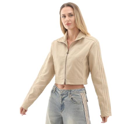 adidas Fb Crop Tt Kadın Ceket Krem adidas Fb Crop Tt Kadın Ceket Krem