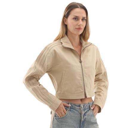 adidas Fb Crop Tt Kadın Ceket Krem adidas Fb Crop Tt Kadın Ceket Krem