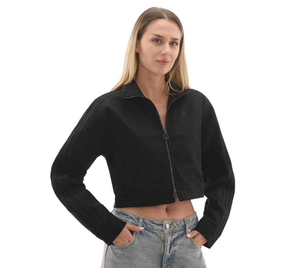 adidas Fb Crop Tt Kadın Ceket Siyah adidas Fb Crop Tt Kadın Ceket Siyah