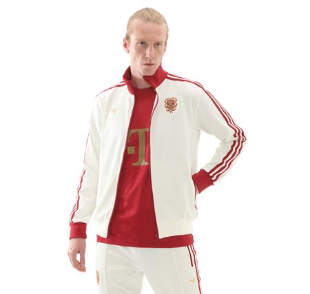 adidas Fc Bayern 125 Tt Erkek Ceket Beyaz