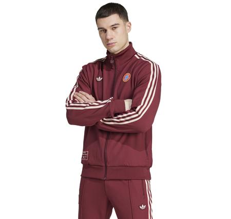 adidas Fc Bayern Icon Tt Erkek Ceket Bordo