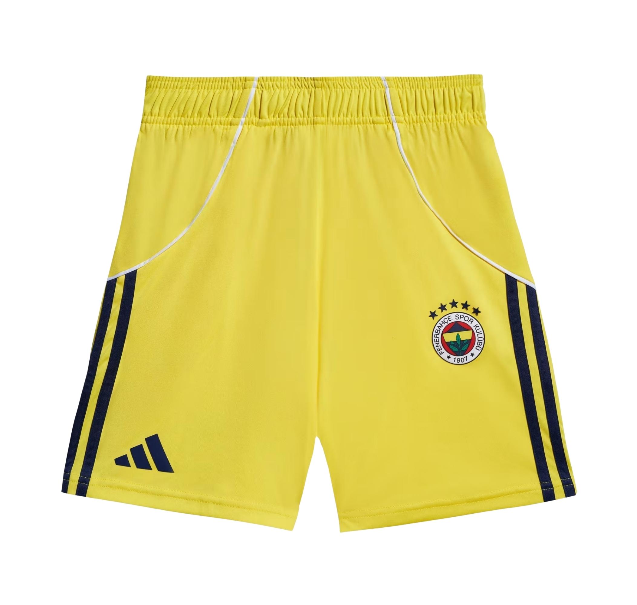 Детские шорты adidas Fenerbahçe 25-26 Deplasman Kapri Sari