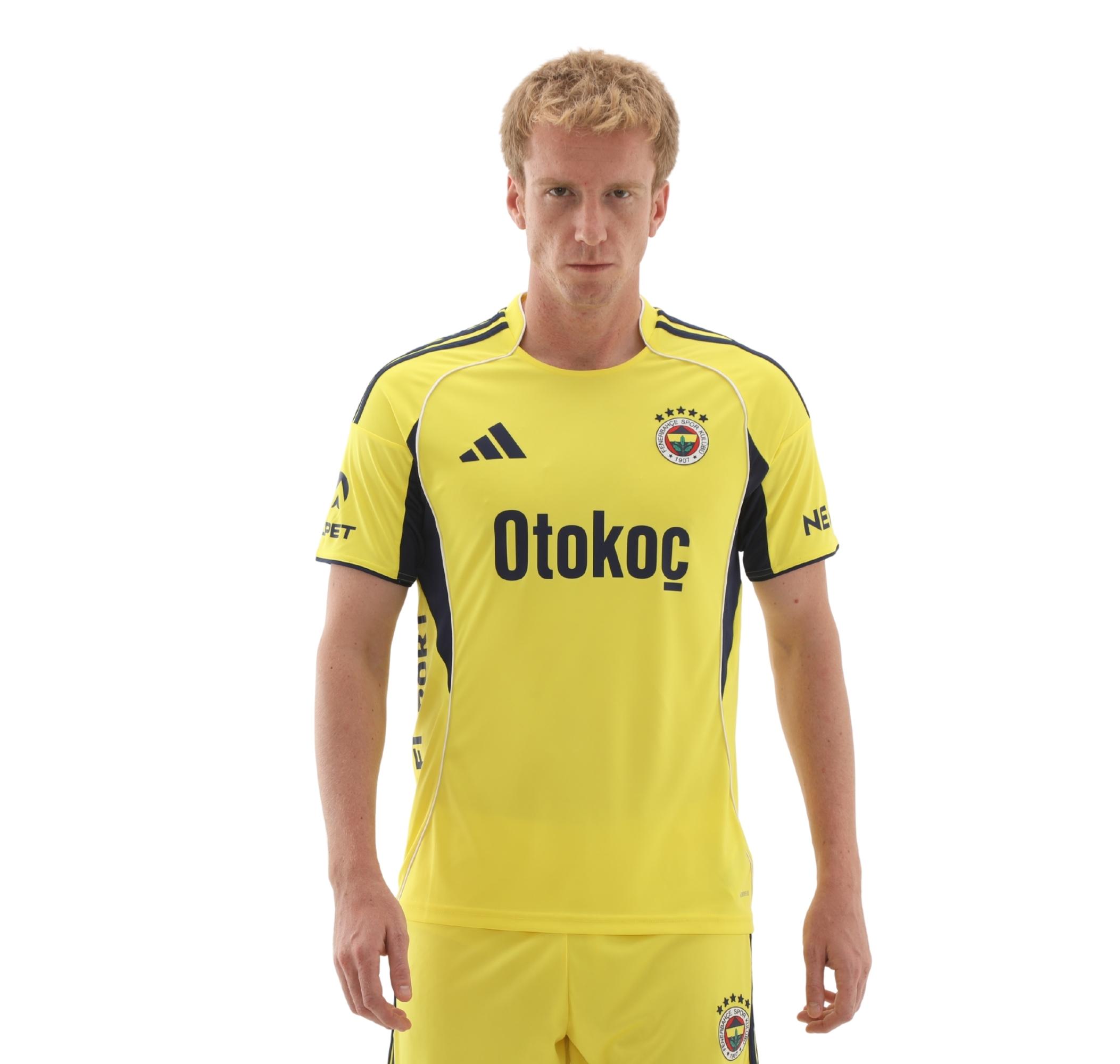 Мужские  adidas Fenerbahçe 25-26 Deplasman Forma Sari