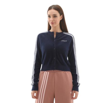 adidas Fluffy Cardıgan Kadın Sweatshirt Lacivert adidas Fluffy Cardıgan Kadın Sweatshirt Lacivert