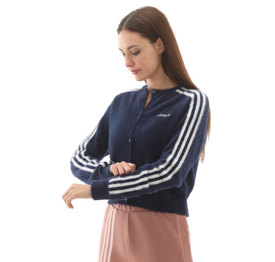 adidas Fluffy Cardıgan Kadın Sweatshirt Lacivert adidas Fluffy Cardıgan Kadın Sweatshirt Lacivert