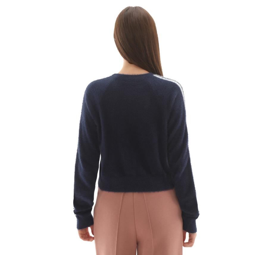 adidas Fluffy Cardıgan Kadın Sweatshirt Lacivert adidas Fluffy Cardıgan Kadın Sweatshirt Lacivert