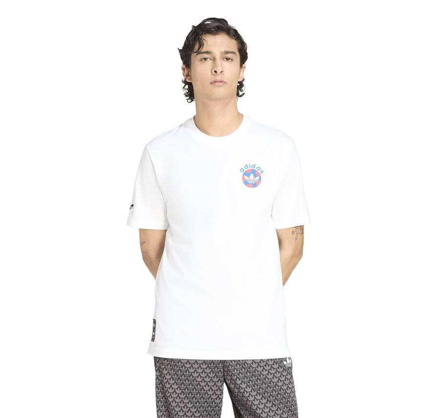 adidas Ftbl Gfx Ss T Erkek T-Shirt Beyaz adidas Ftbl Gfx Ss T Erkek T-Shirt Beyaz