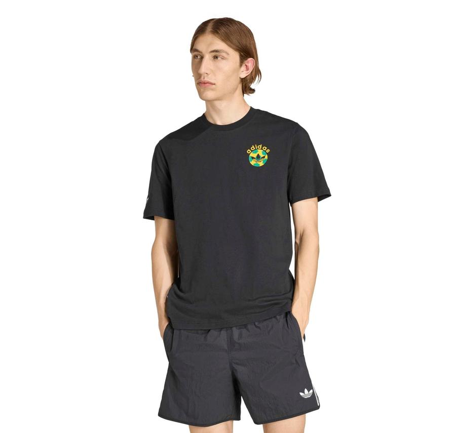 adidas Ftbl Gfx Ss T Erkek T-Shirt Siyah adidas Ftbl Gfx Ss T Erkek T-Shirt Siyah