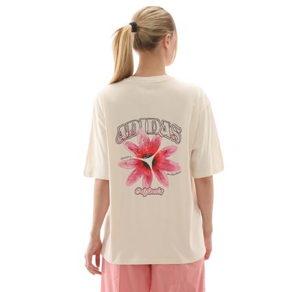 adidas Gfx Tee Kadın T-Shirt Beyaz