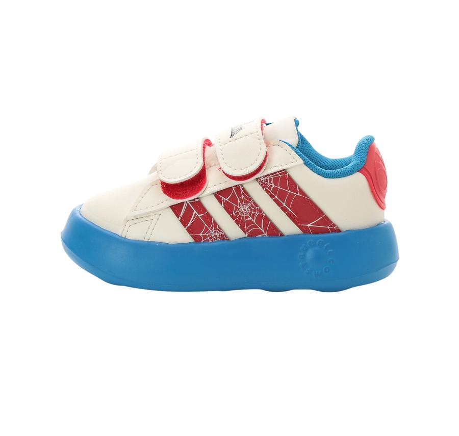 adidas Grand Court Spıder-Man Cf I Bebek Spor Ayakkabı Beyaz adidas Grand Court Spıder-Man Cf I Bebek Spor Ayakkabı Beyaz