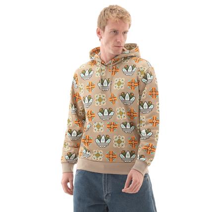 adidas Graphıc Lo Hd Erkek Sweatshirt Krem adidas Graphıc Lo Hd Erkek Sweatshirt Krem