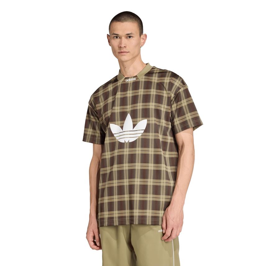 adidas Graphıc Lo Tee Erkek T-Shirt Kahve adidas Graphıc Lo Tee Erkek T-Shirt Kahve