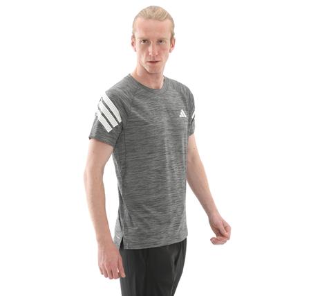 adidas Gym+ 3S Tee Erkek T-Shirt Gri