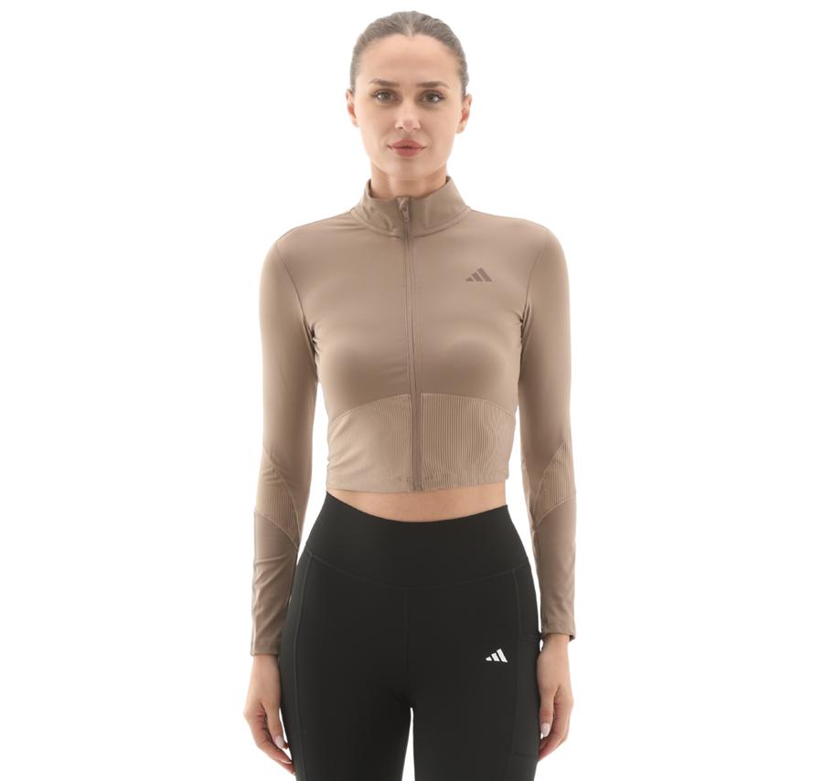 adidas Hyg Rıb Track J Kadın Ceket Krem adidas Hyg Rıb Track J Kadın Ceket Krem