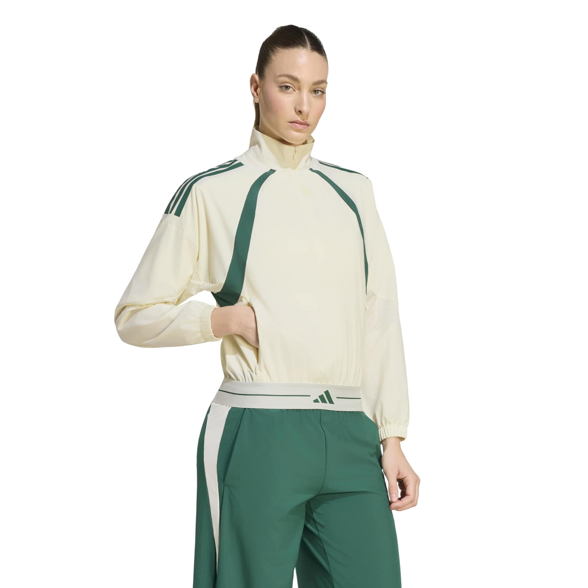 Женская куртка adidas Hyg Sw Wind Dna Krem