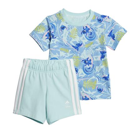 adidas I Dy Ls T Set Bebek T-Shirt Mavi