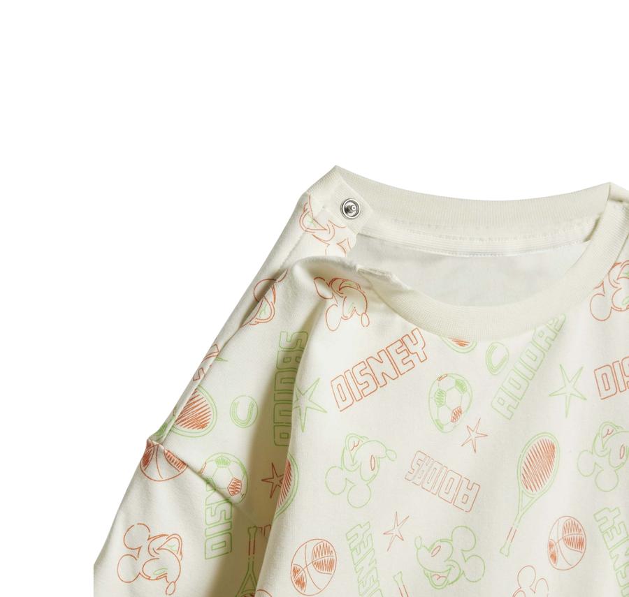 adidas Disney Mickey Mouse Bebek Eşofman Takımı Krem adidas Disney Mickey Mouse Bebek Eşofman Takımı Krem