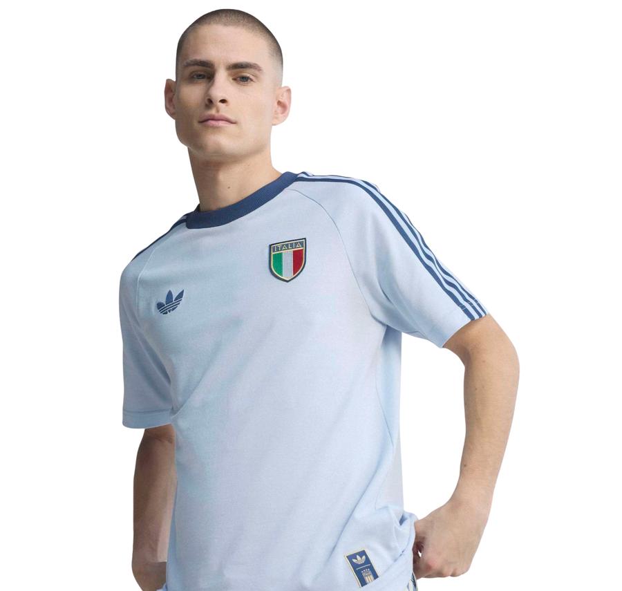 adidas (Italy) İtalya Fıgc Og Erkek T-Shirt Açık Mavi adidas (Italy) İtalya Fıgc Og Erkek T-Shirt Açık Mavi