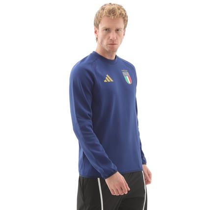 adidas İtalya 26 Erkek Sweatshirt Mavi