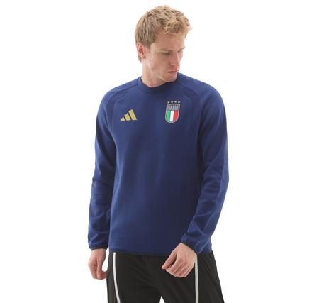 adidas İtalya 26 Erkek Sweatshirt Mavi