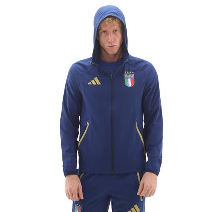 adidas İtalya 26  Fıgc Erkek Ceket Mavi