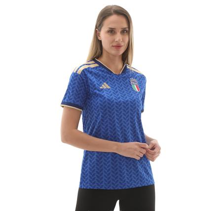 adidas İtalya 26 İç Saha Kadın Forma Mavi