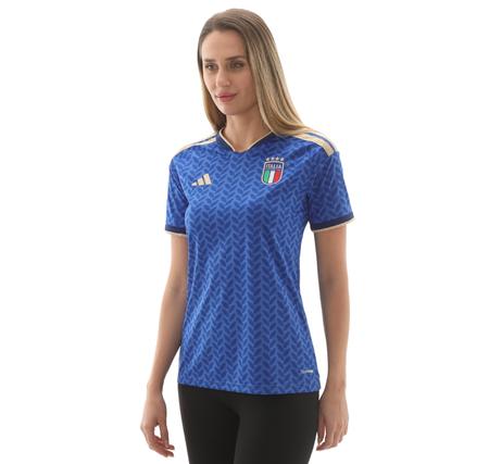 adidas İtalya 26 İç Saha Kadın Forma Mavi