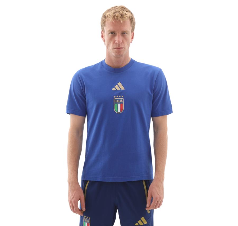 adidas İtalya 26 Tee Erkek T-Shirt Mavi adidas İtalya 26 Tee Erkek T-Shirt Mavi