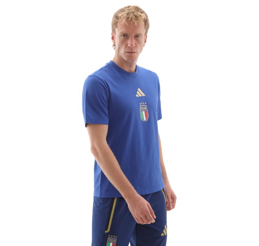 adidas İtalya 26 Tee Erkek T-Shirt Mavi adidas İtalya 26 Tee Erkek T-Shirt Mavi