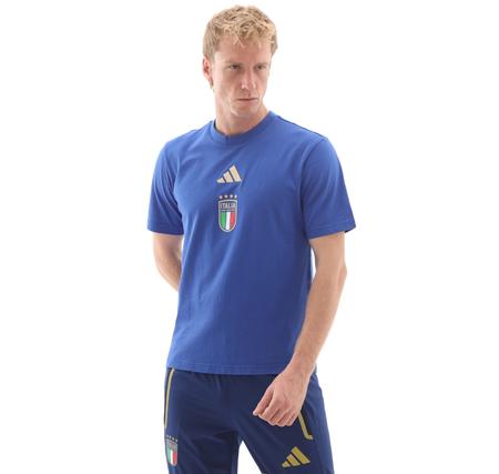adidas İtalya 26 Tee Erkek T-Shirt Mavi adidas İtalya 26 Tee Erkek T-Shirt Mavi
