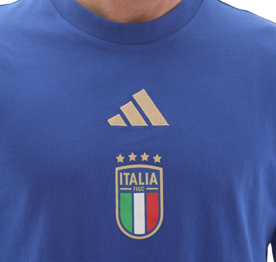 adidas İtalya 26 Tee Erkek T-Shirt Mavi adidas İtalya 26 Tee Erkek T-Shirt Mavi