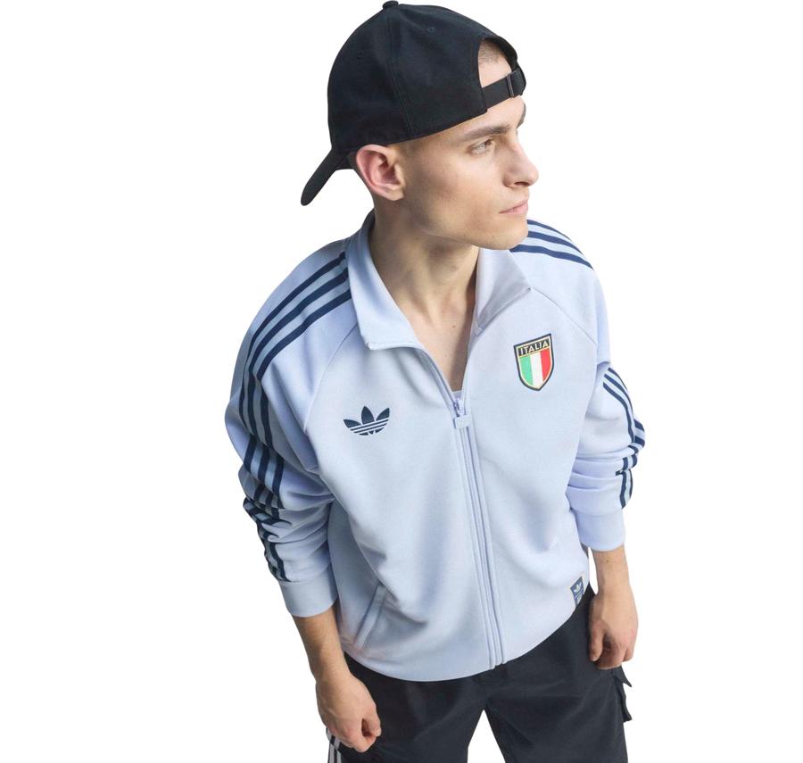 adidas İtalya Fıgc Og Tt Erkek Ceket Mavi adidas İtalya Fıgc Og Tt Erkek Ceket Mavi