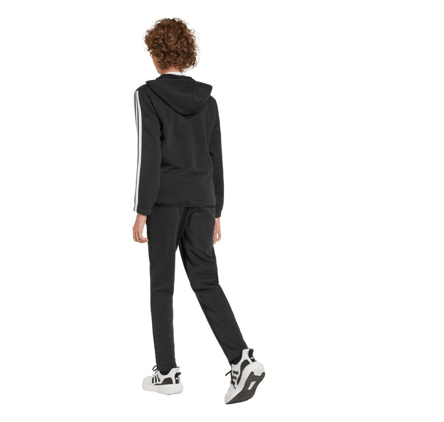 adidas J 3S Ft Ts 220 Çocuk Eşofman Takımı Siyah adidas J 3S Ft Ts 220 Çocuk Eşofman Takımı Siyah