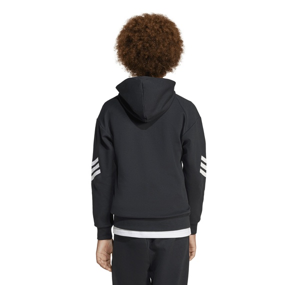 adidas J Fı 3S Fz Hd Çocuk Ceket Siyah adidas J Fı 3S Fz Hd Çocuk Ceket Siyah