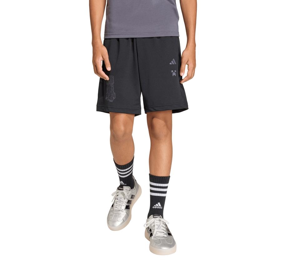 adidas Minecraft Short Çocuk Şort Ve Kapri Siyah adidas Minecraft Short Çocuk Şort Ve Kapri Siyah