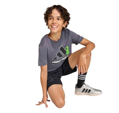 adidas Minecraft Tee Çocuk T-Shirt Antrasit adidas Minecraft Tee Çocuk T-Shirt Antrasit