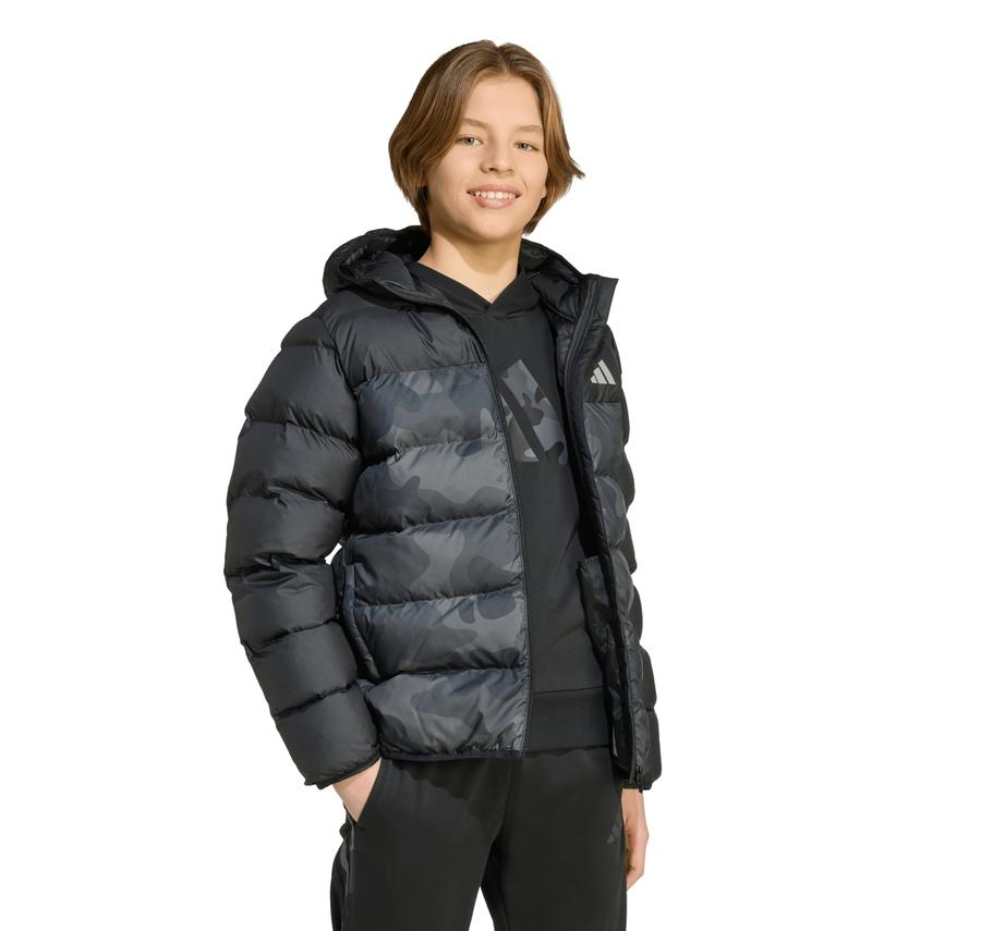 adidas J Sd Aop Jkt Çocuk Mont Siyah adidas J Sd Aop Jkt Çocuk Mont Siyah