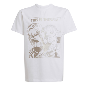 adidas J Sw Mndo Gfx T Çocuk T-Shirt Beyaz