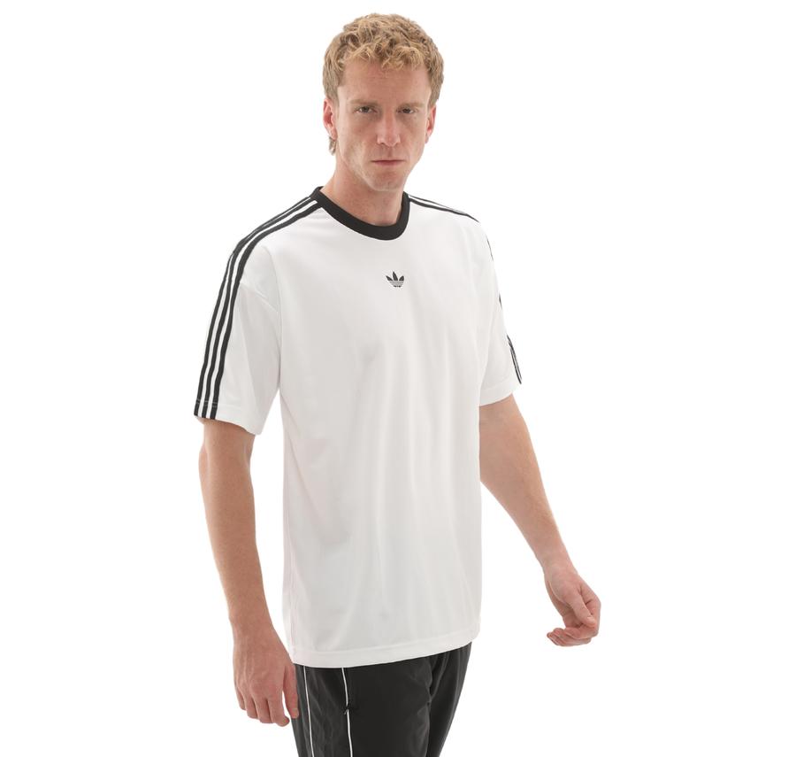 adidas Jacquard Jersey Erkek T-Shirt Beyaz adidas Jacquard Jersey Erkek T-Shirt Beyaz