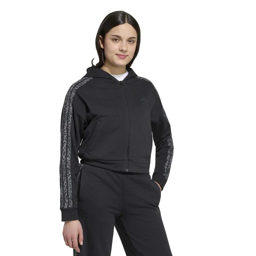 Детская куртка adidas Jg An 3S Ft Fz